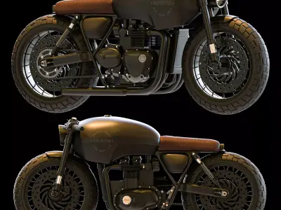 Motorcycle Triumph 3D model