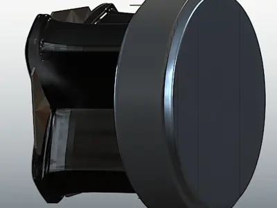 DS18 PRO-TWX3TI Bullet Tweeter - High Poly Free 3D model