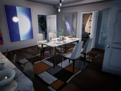 House Package  500 Variations Low-poly 3D model