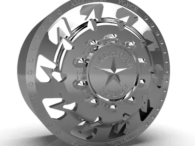 6 models of american force wheels 3D Model Pack buy