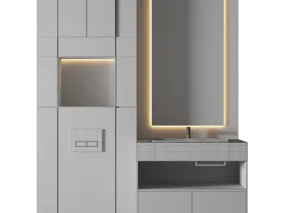 Luxury Bathroom 175 3D model