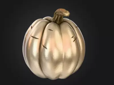 Cursed Pumpkin Fiend Low-poly 3D model