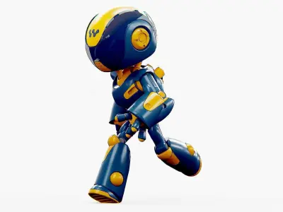 TOY BOT HUMOND Rigged for Unreal Engine - Unity - MIXAMO  3D model