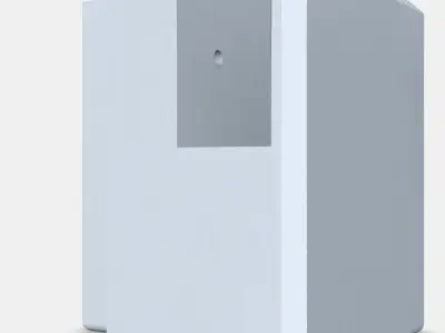 LERHYTTAN Corner leg for decorative plinth 1 Low-poly 3D model