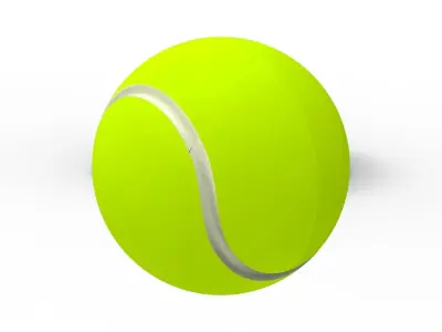Tennis ball 3D model order