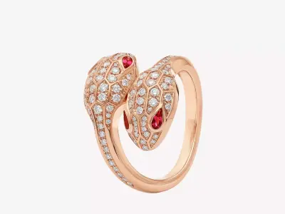 BULGARI - SERPENTI VIPER - RING 3D print model