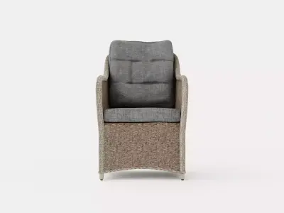 Marcus Armchair M Cushion Low-poly 3D model