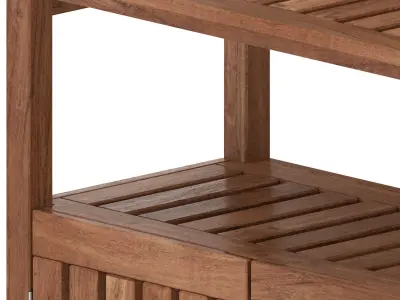 IKEA NAMMARO Shelving Unit 3D model