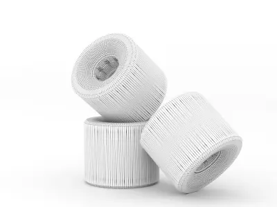 Longboard wheel 62x52 3D print model