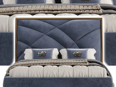 Viola Bed by Elve luxury 3D model