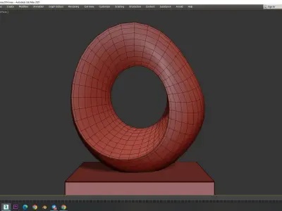 Abstract sculpture by Mari-Ruth Oda 3D model