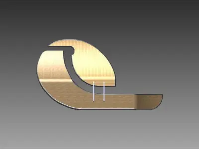 Obstacle for a skating park 3D model