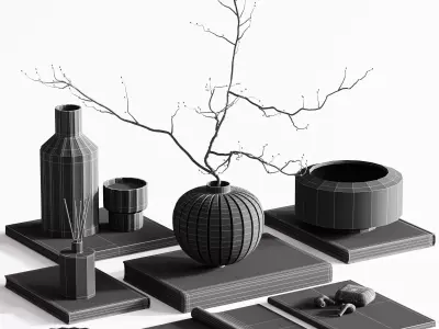 Decorative set 31 3D model