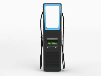 Efacec HV160 High Speed Electric Car Charging Station 3D model