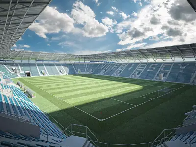 European Soccer Stadium 3D model