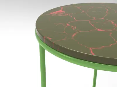Nulk Side Table Low-poly 3D model