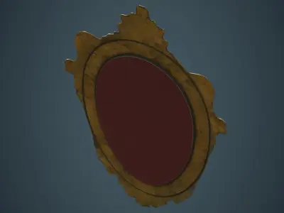 Mirror 2C Low-poly 3D model
