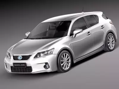 Lexus CT 200h 2012 3D model
