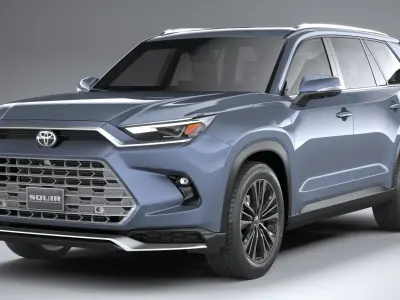 Toyota Grand Highlander Platinum 2024 3D model