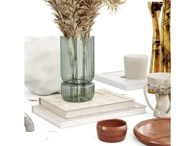 Decorative set 001 3D model