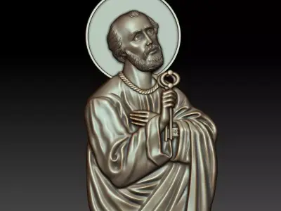 Saint Peter the Apostle 3D print model