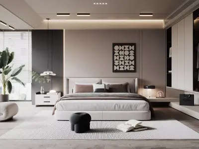 Bedroom Collection 04 For Unreal Engine 3D model
