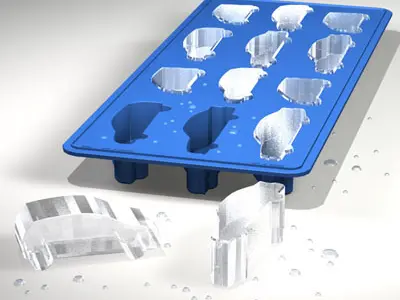 Ice tray cars 3D model