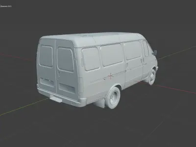 Gaz Gazelle 2705  3D model