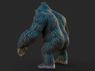 King Kong Cartoon Low-poly 3D model