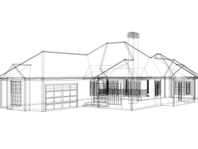 Mediterranean Style House-09 -Archimple LLC 3D model