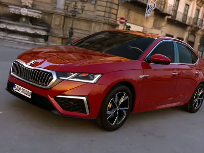 2023 Skoda Octavia Pro 3D model