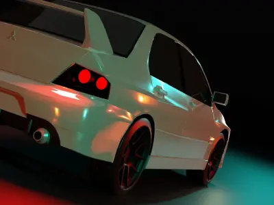 Mitsubishi Lancer Evolution 3D model