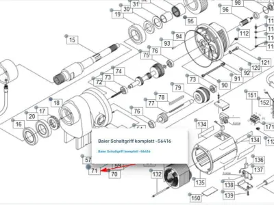 Bauer gearshift knob 56416 3D print model