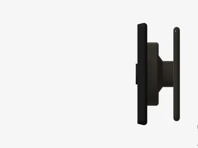 Wall Mixer Tap - Luxury - Style - Twin Low-poly 3D model