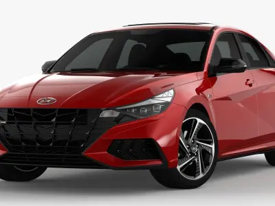 Hyundai Elantra N Line 2021 3D model