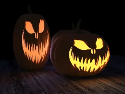 Halloween pumpkin 3D model