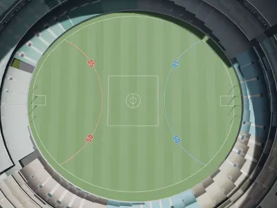  Stadium Low-poly 3D model