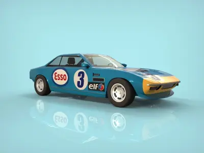 Car classic Argentino 3D model