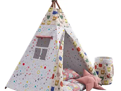  Kids Wigwam  3D model