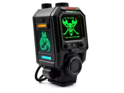 Futuristic Device Model Pack for Interactive Displays Low-poly 3D model