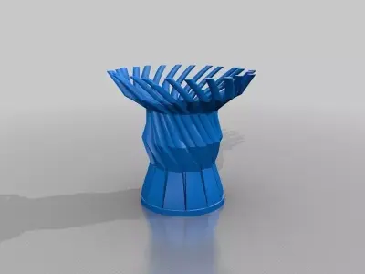 Loft Vase Free 3D print model shop