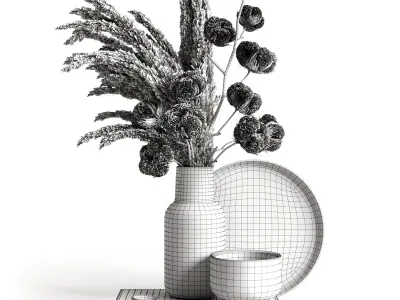  Cotton and reed 3D model