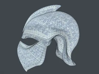 ELF RPG HELMET PBR Low-poly 3D model