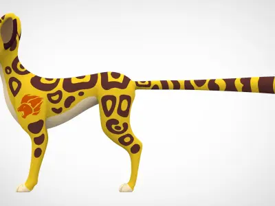 Fuli Cheetah 3D model
