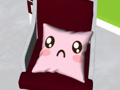 Decorative Pillows Free low-poly 3D model