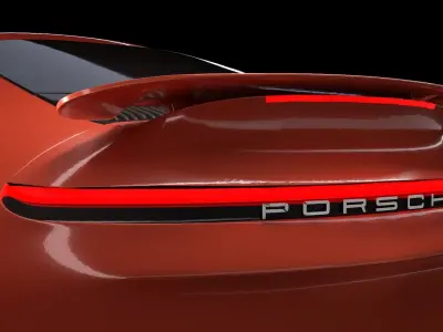 porsche 911 turbo 3D model