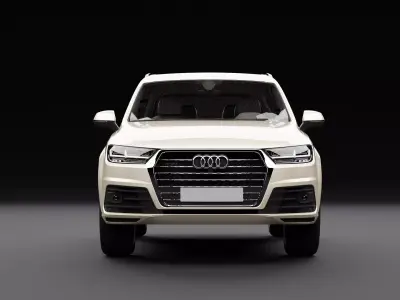 Audi Q7 Tfsi e Champagne 3D model