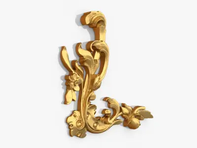 Classic decor ornament 198 3D model