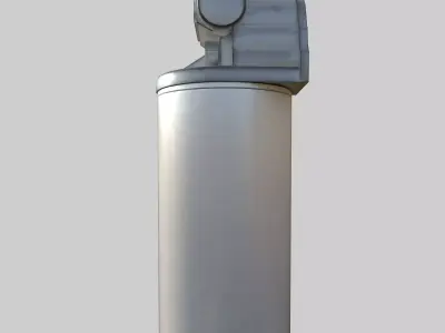 Oil Filter Low-poly 3D model
