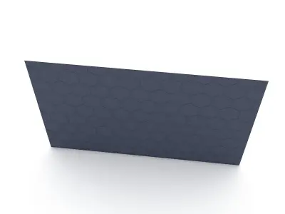 3D 3d modern wall panel 02 Low-poly 3D model